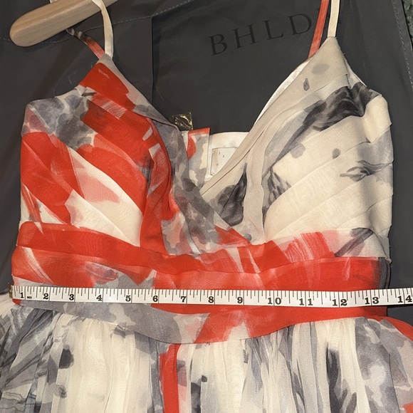 NWOT Anthropologie x BHLDN Beth Bowley Neela Silk Tiered wedding floral Dress 8
